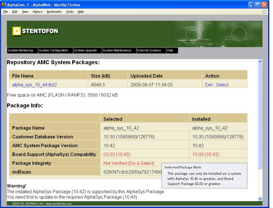 Screenshot AlphaWeb Upgrade Compability.JPG