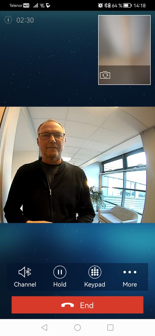 Grandstream Wave Lite mobile app Zenitel Wiki