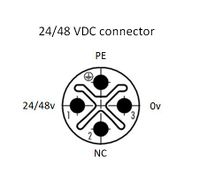 24/48 VDC Connector